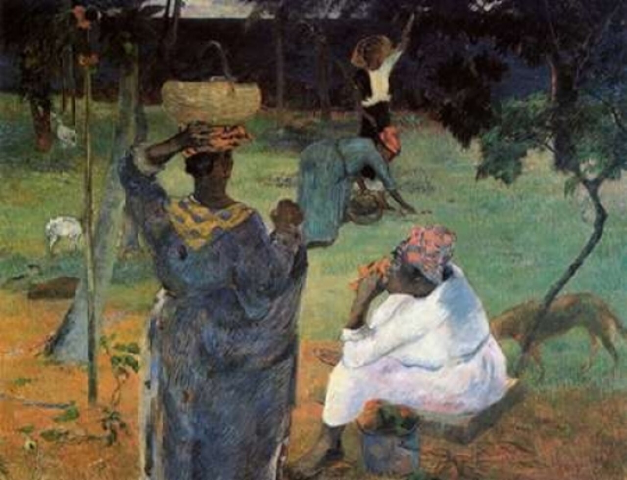Gathering Fruit Poster Print by Paul Gauguin - Item # VARPDX372980